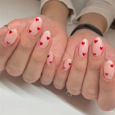 heart acrylic nails|cute heart nail designs.